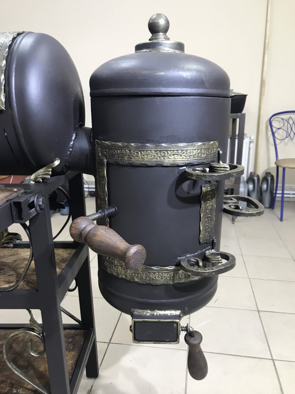 Мангал с газового баллона