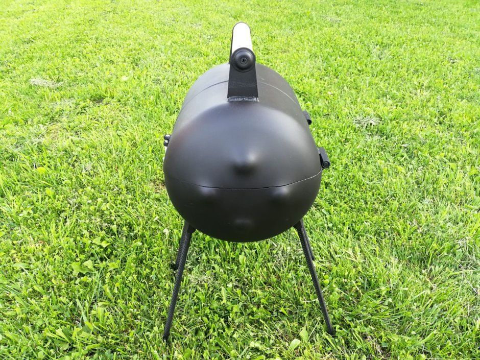 Барбекю из фреонового баллона