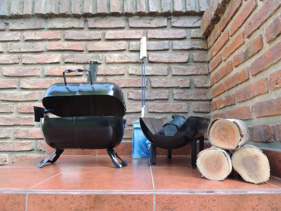 Барбекю из гидроаккумулятора