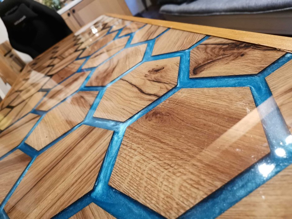 Стол соты с эпоксидной смолой