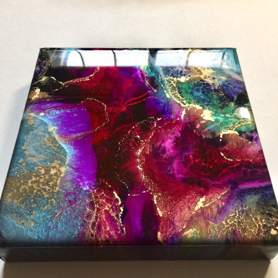 Абстракция из эпоксидной смолы