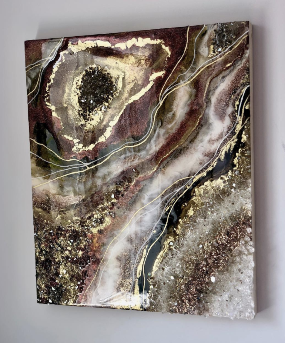 Техника Geode Art