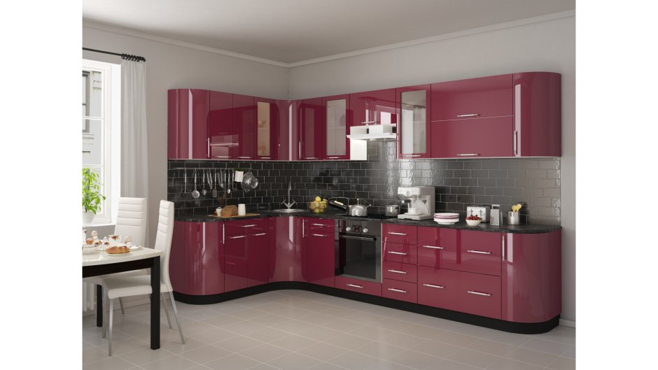 Кухня танго ТЭКС бордо