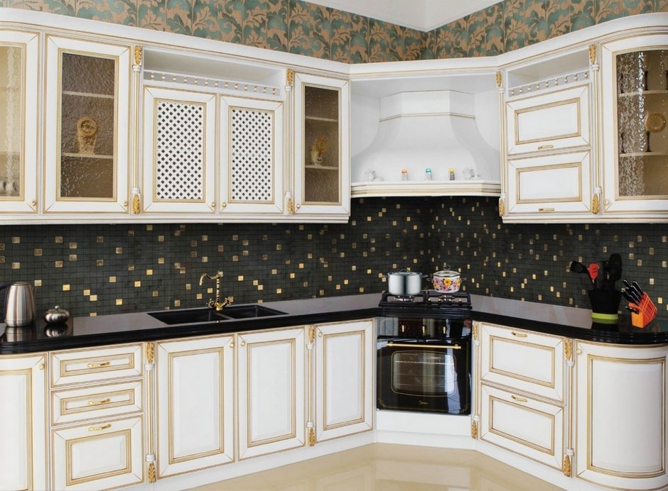 Кухня модульная Мишель массив