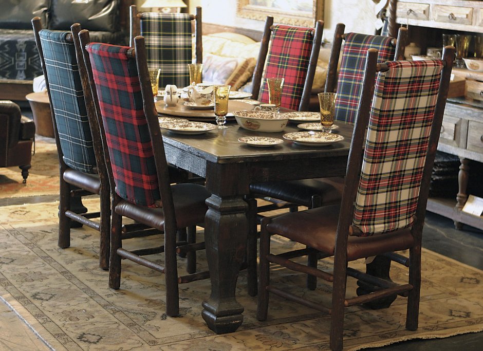 Тартан - Шотландская клетка в интерьере