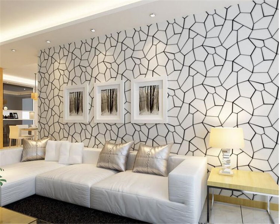 Геометрический декор стен