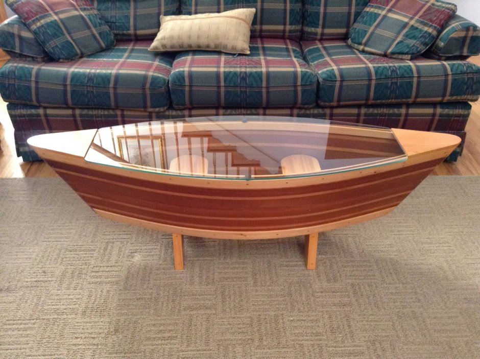 Журнальный столик "лодка"