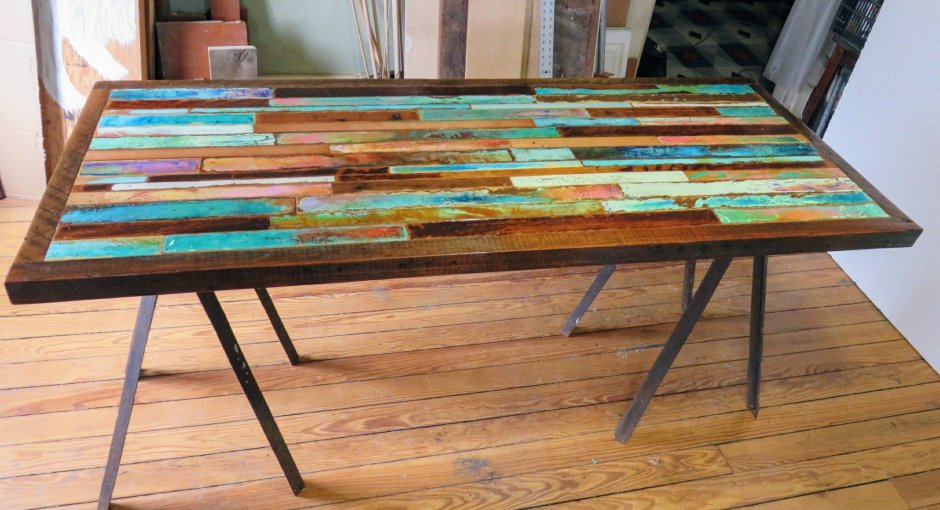 Wooden Table Painting