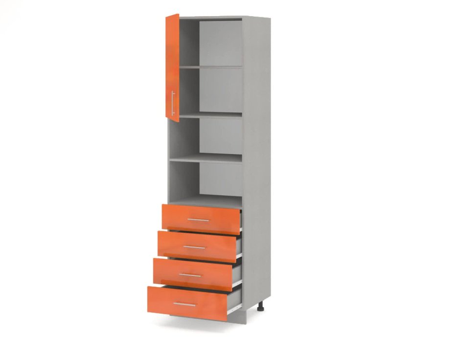 Шкаф-пенал кухонный напольный 80*60*2.10