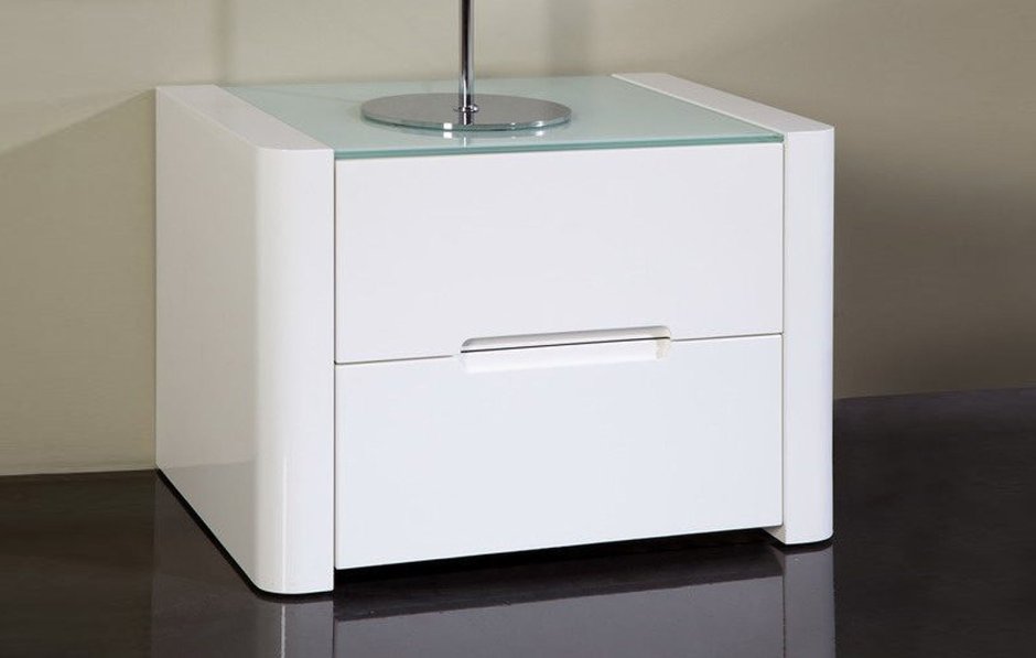 Тумба прикроватная ESF белая