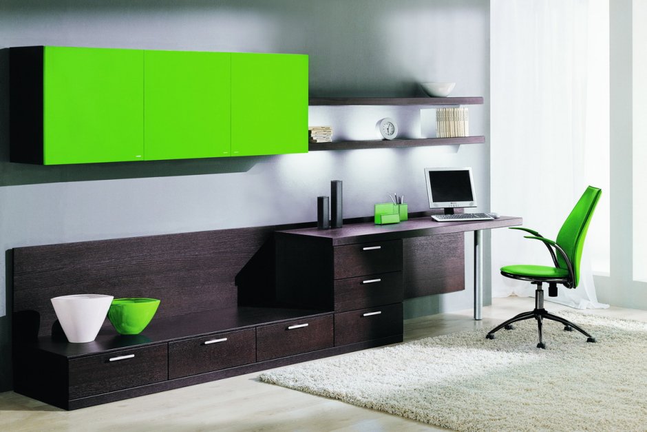 Модульная стенка васаби