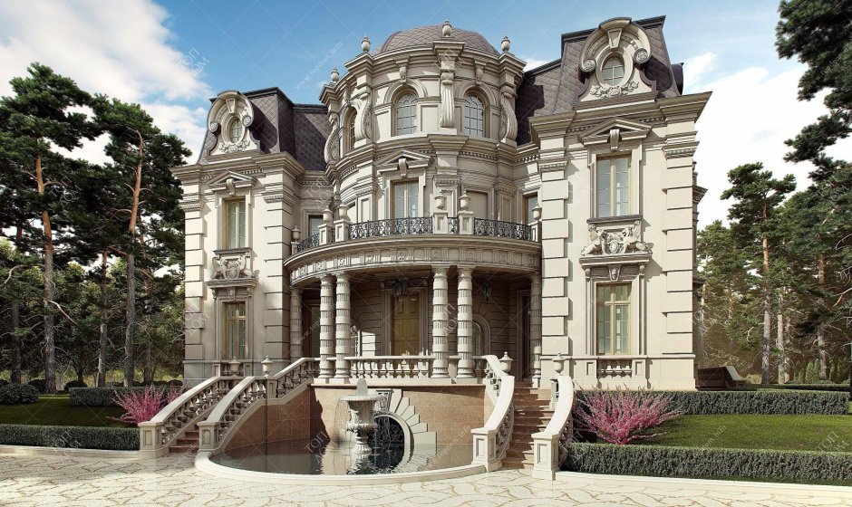 Фасады зданий в классическом стиле