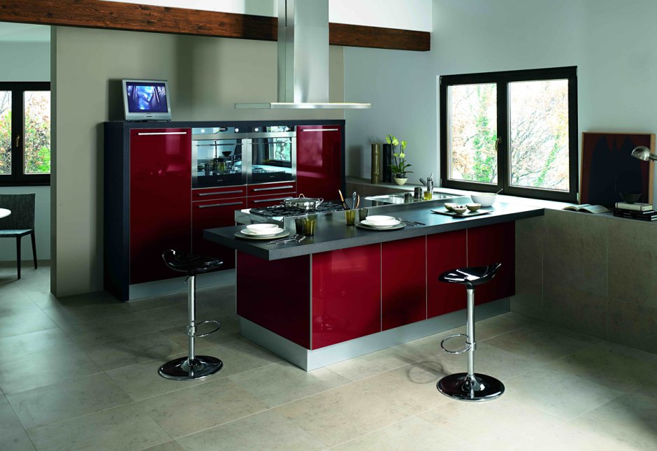 Барная стойка с плитой