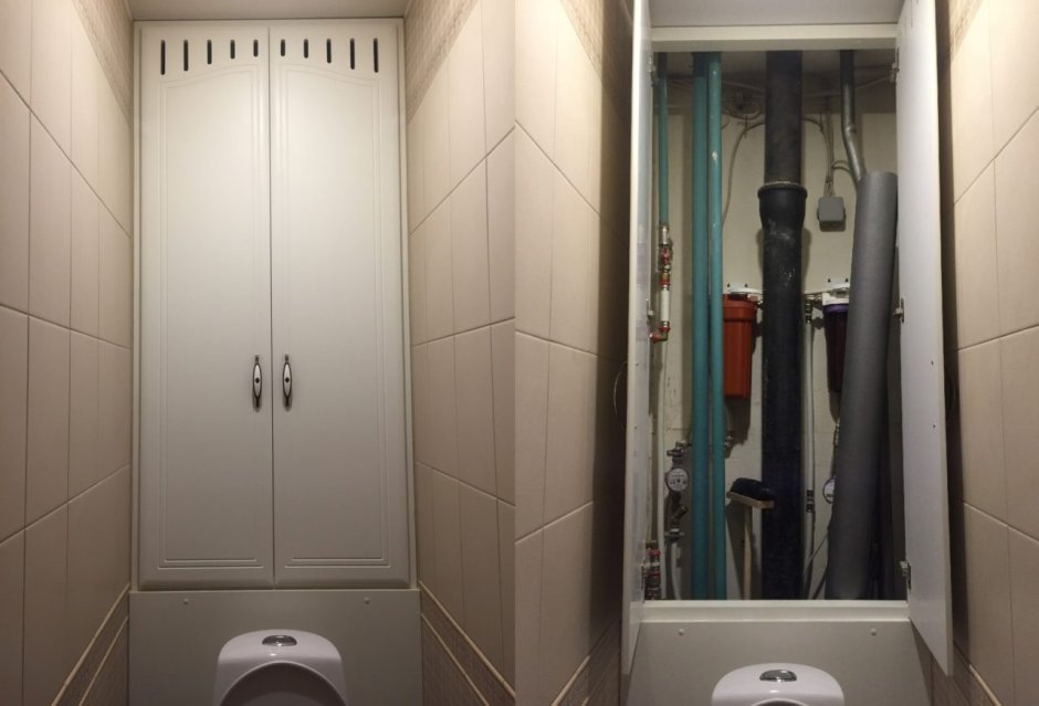 Двери в сантехнический шкаф 600х450