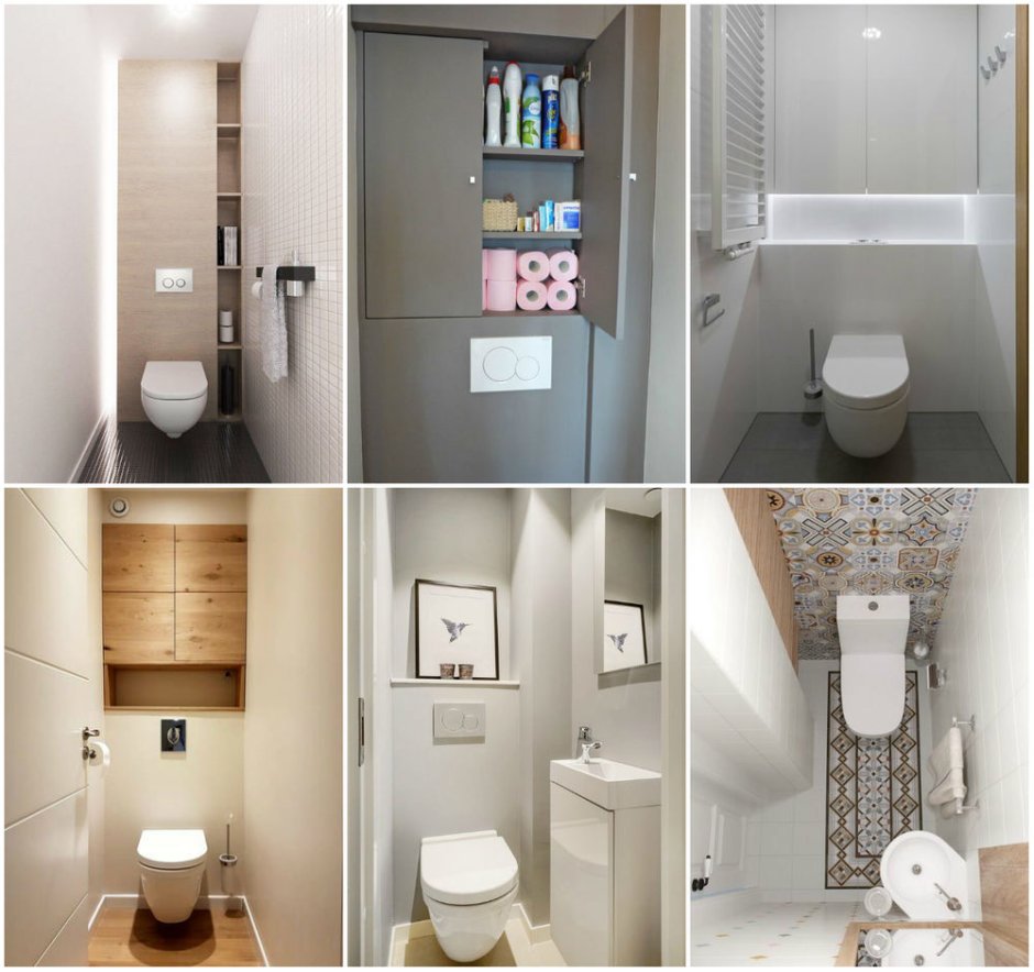 Шкаф в ванную над инсталляцией