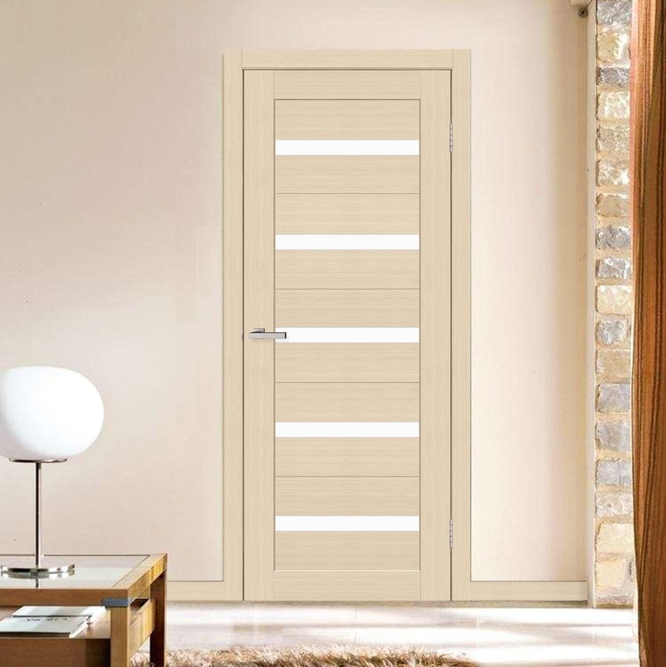 Дверь межкомнатная дуб латте