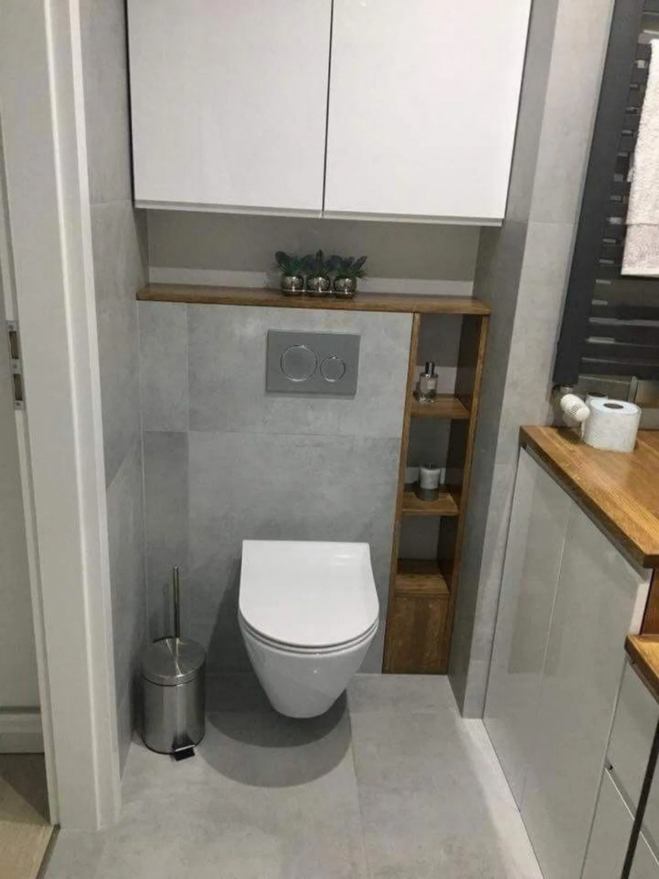 Шкафчик над инсталляцией