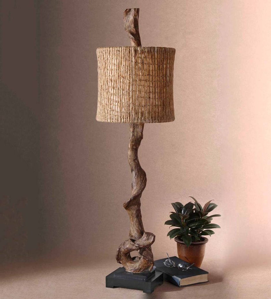 Торшер в африканском стиле