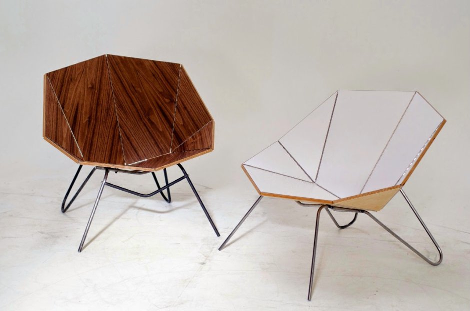 Мебель кресло дизайн треугольный