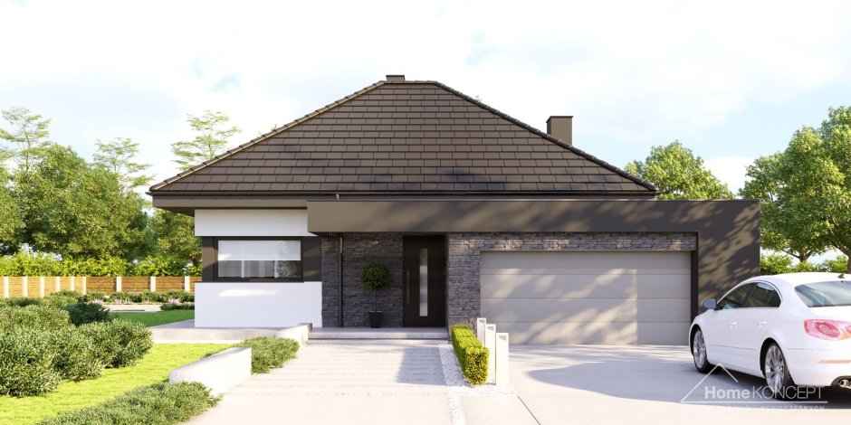 Z500 проекты одноэтажных домов с гаражом