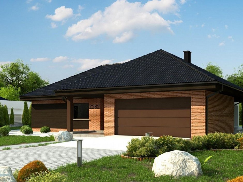 Одноэтажный дом 60 кв.м z500