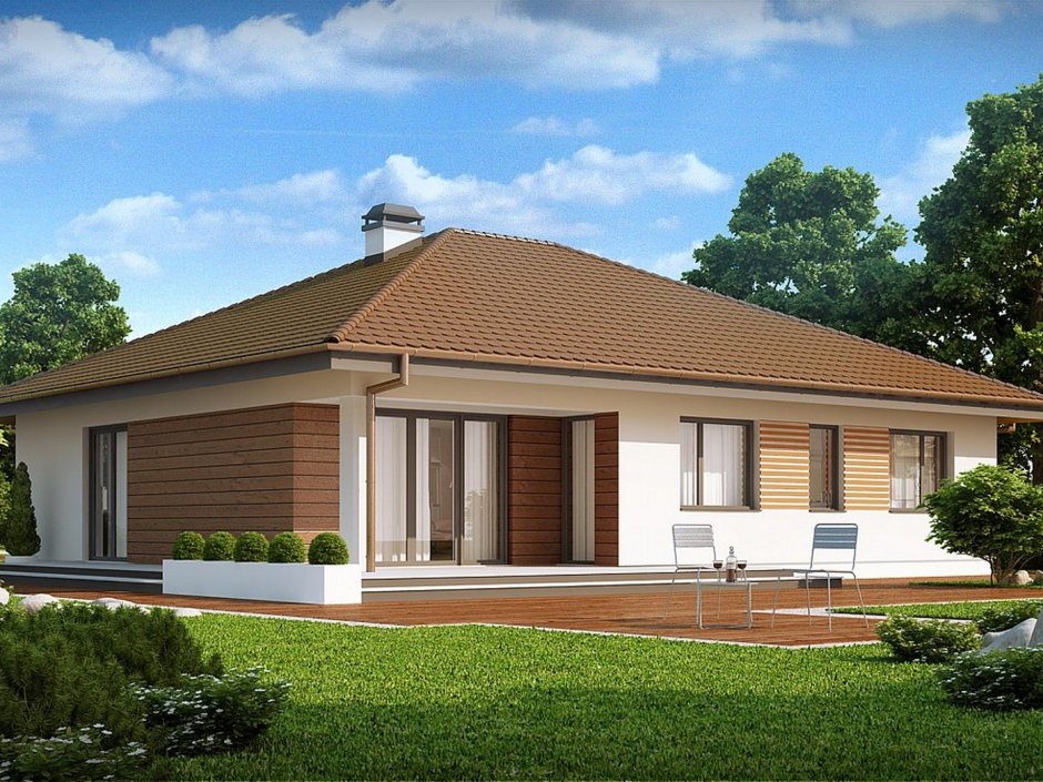 Четырехскатная крыша