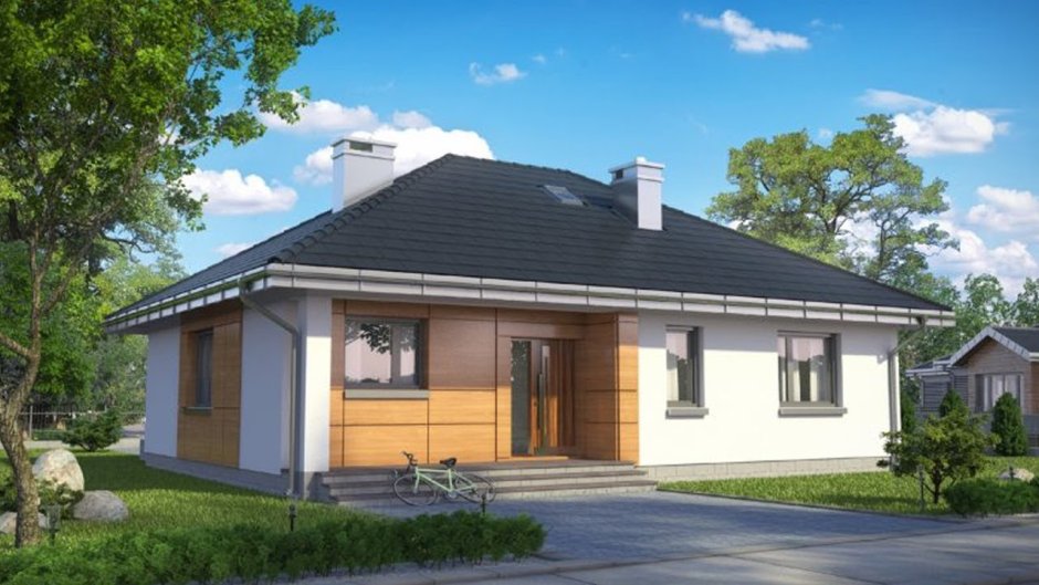 Z500 проекты одноэтажных дом z182 GH