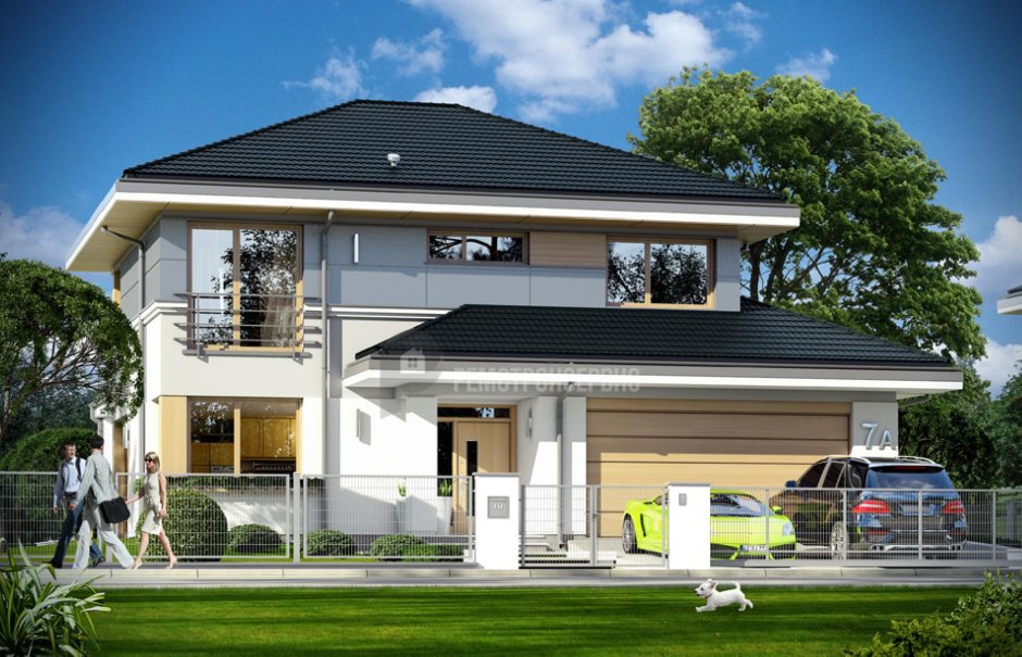 Одноэтажный дом z500