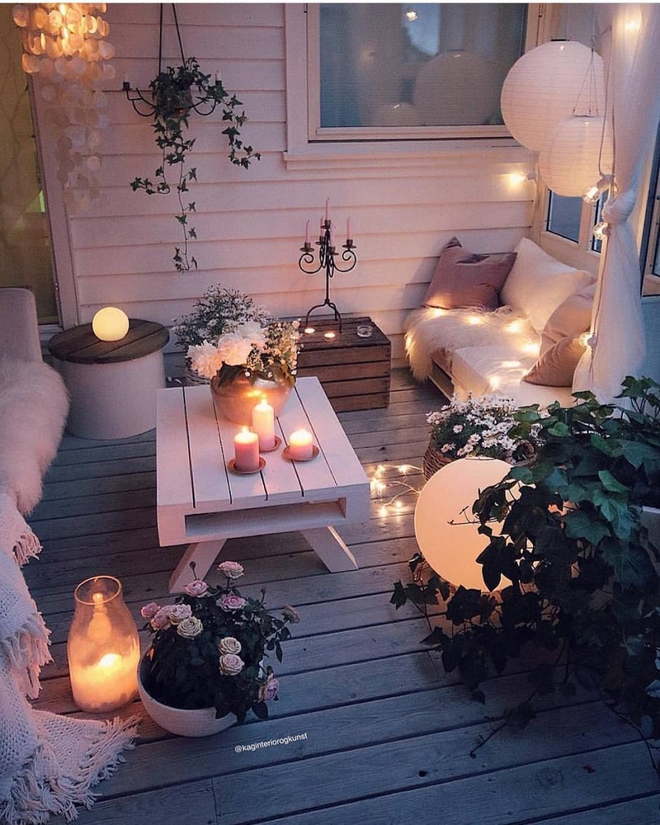 Декор террасы на даче