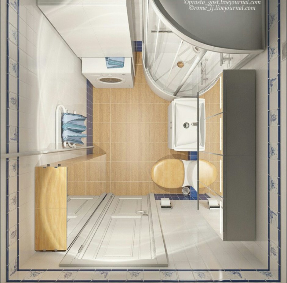 Душевая комната планировка