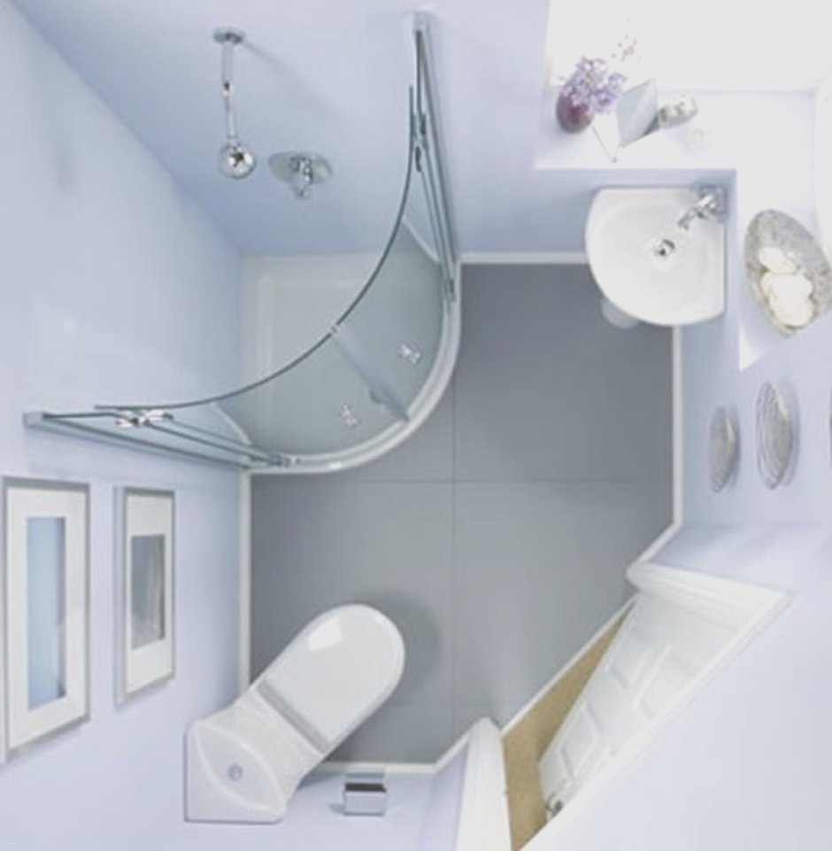 Душевая комната с туалетом