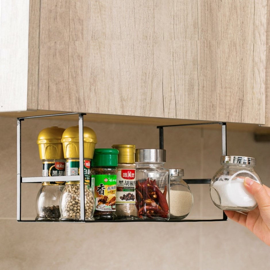 Скрытые шкафчики на кухне