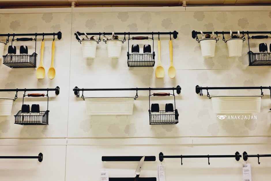 Черный рейлинг ФИНТОРП икеа