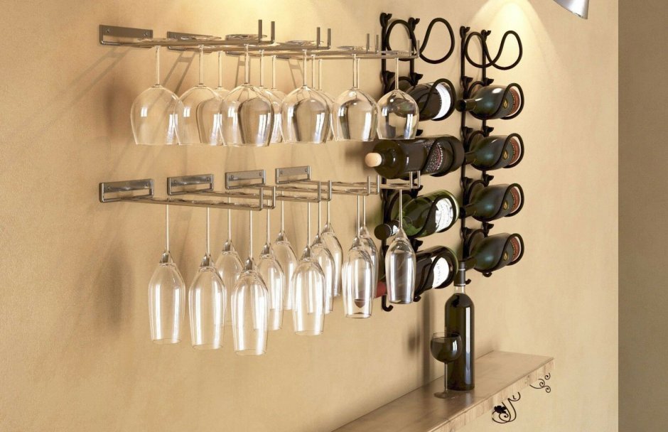 Полка для бокалов