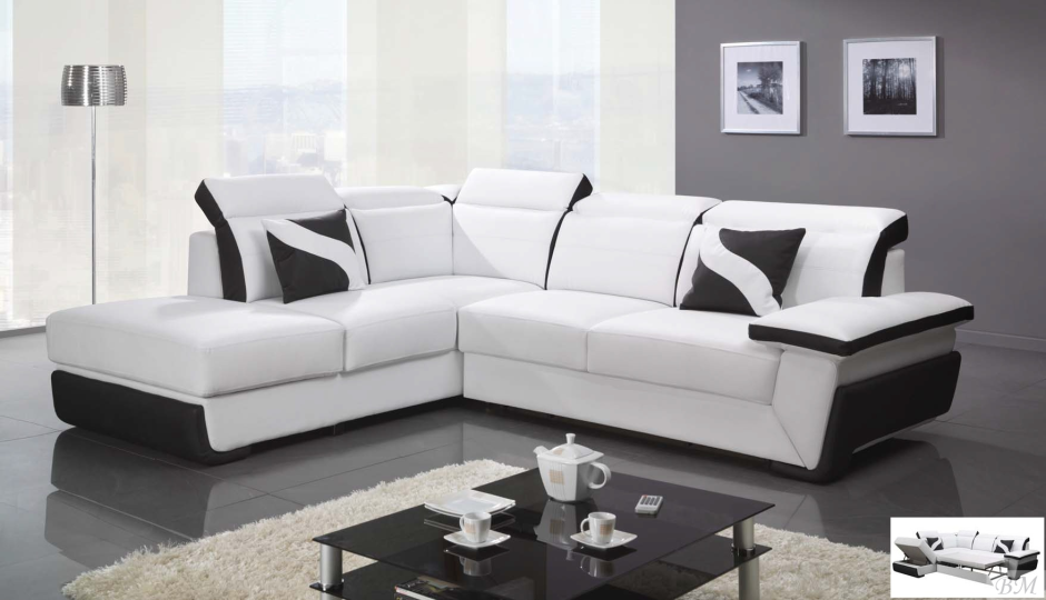 Размеры больших угловых диванов для гостиной