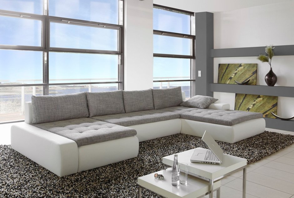 Угловой диван Хай тек