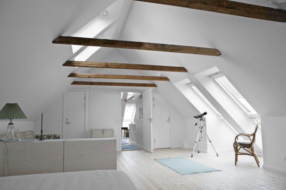 Фахверк с мансардой