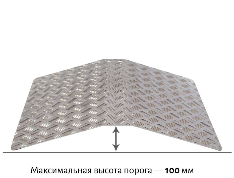 Пандус перекатной мега ПП-58х60 см