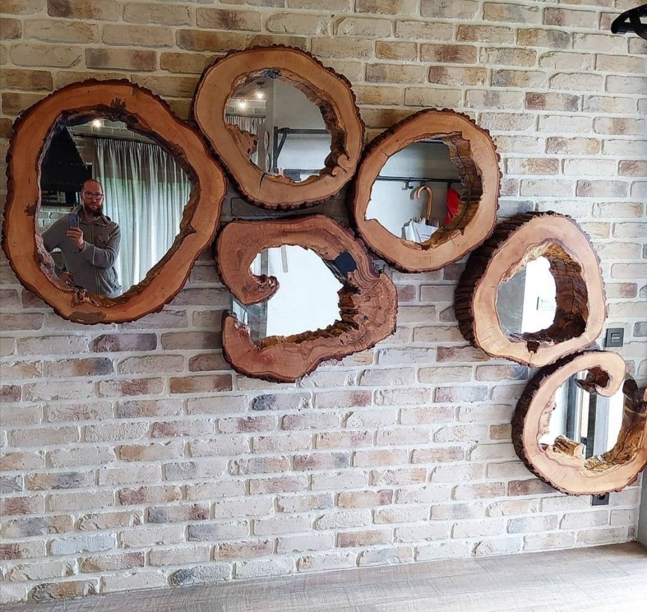 Светильник из спила