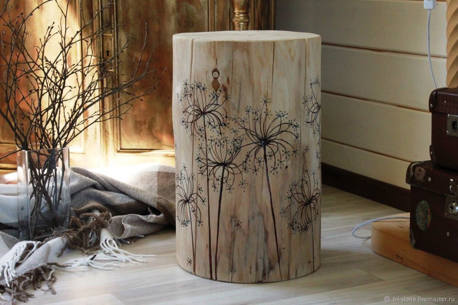 Предметы интерьера из дерева