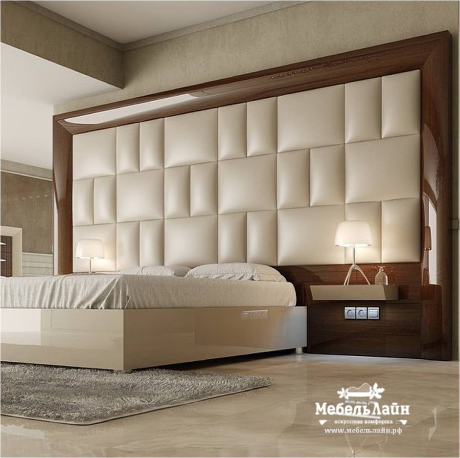 Изголовье кровати соты