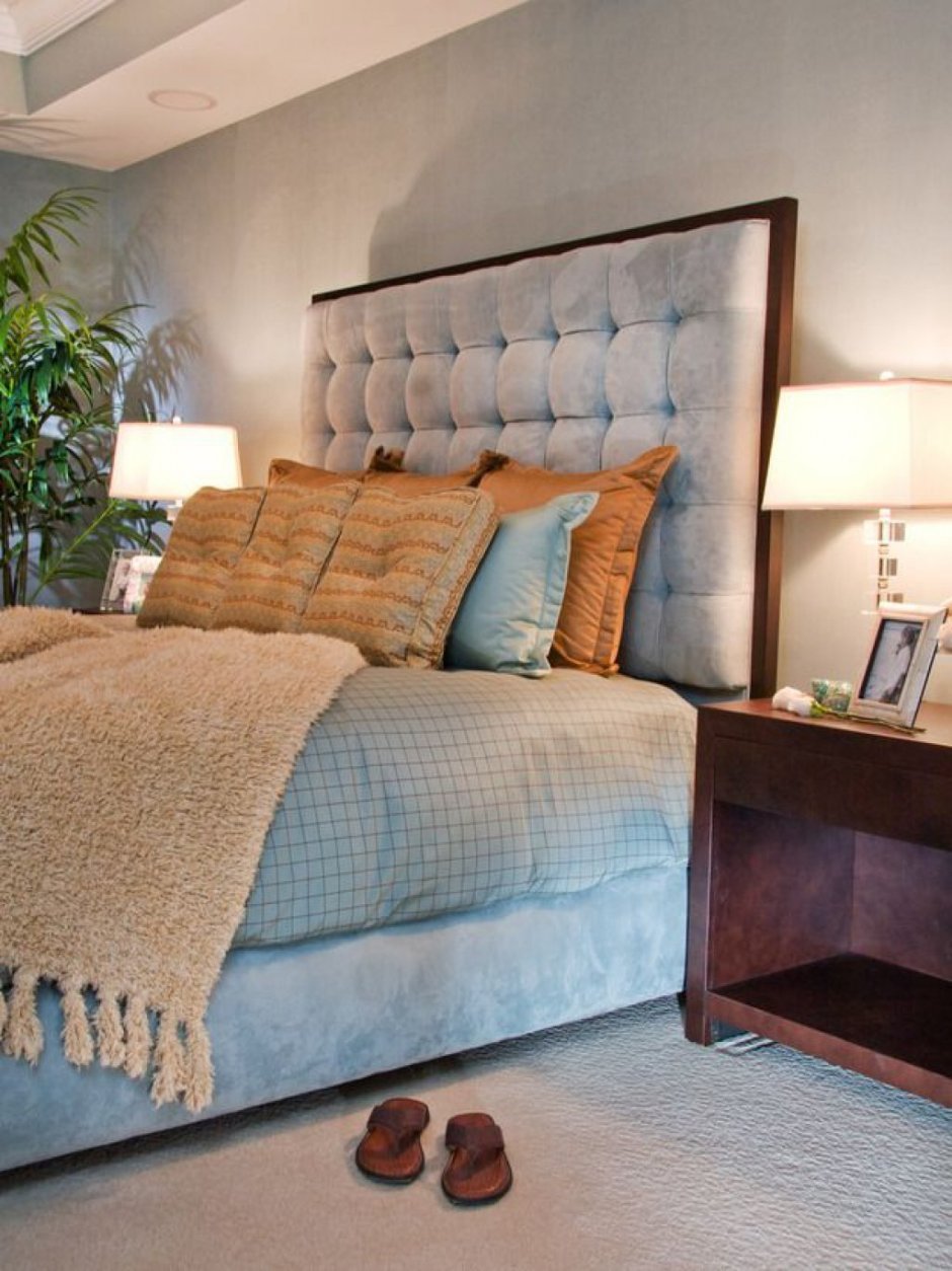 Мягкие стеновые панели для спальни