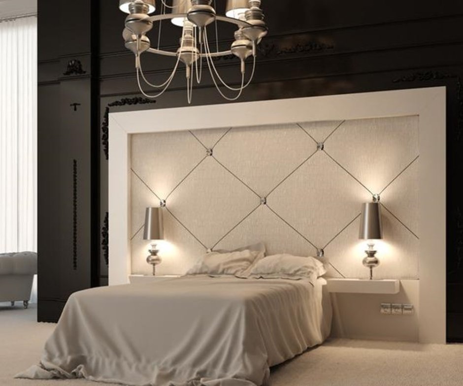 Кровать в ткани дизайнерская