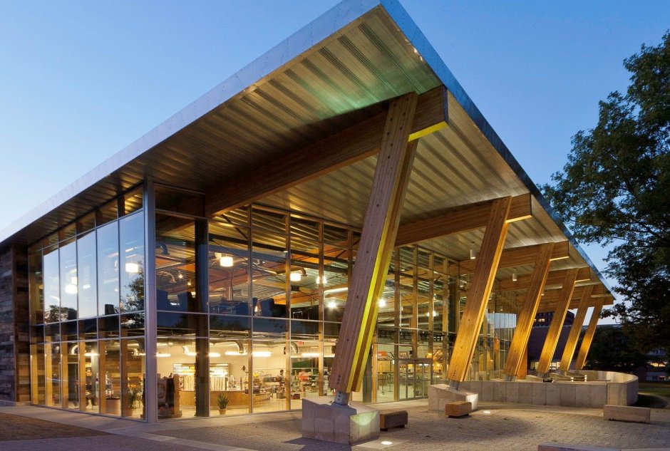 Конструктивизм в интерьере ресторана