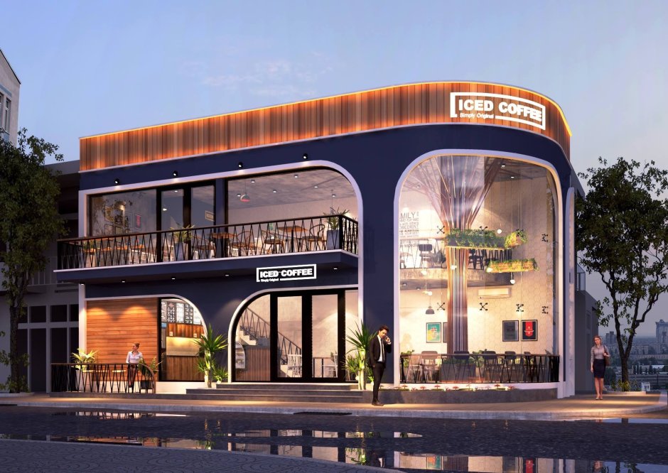 Архитектура павильон кафе Норвегия