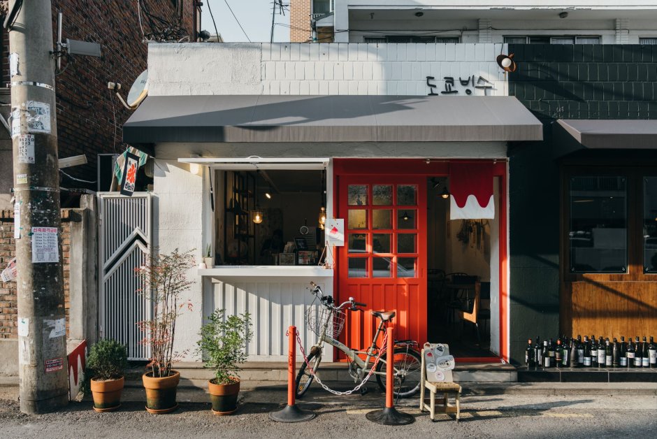 Американское кафе фасад