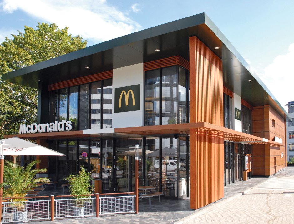 Макдональдс новый экстерьер
