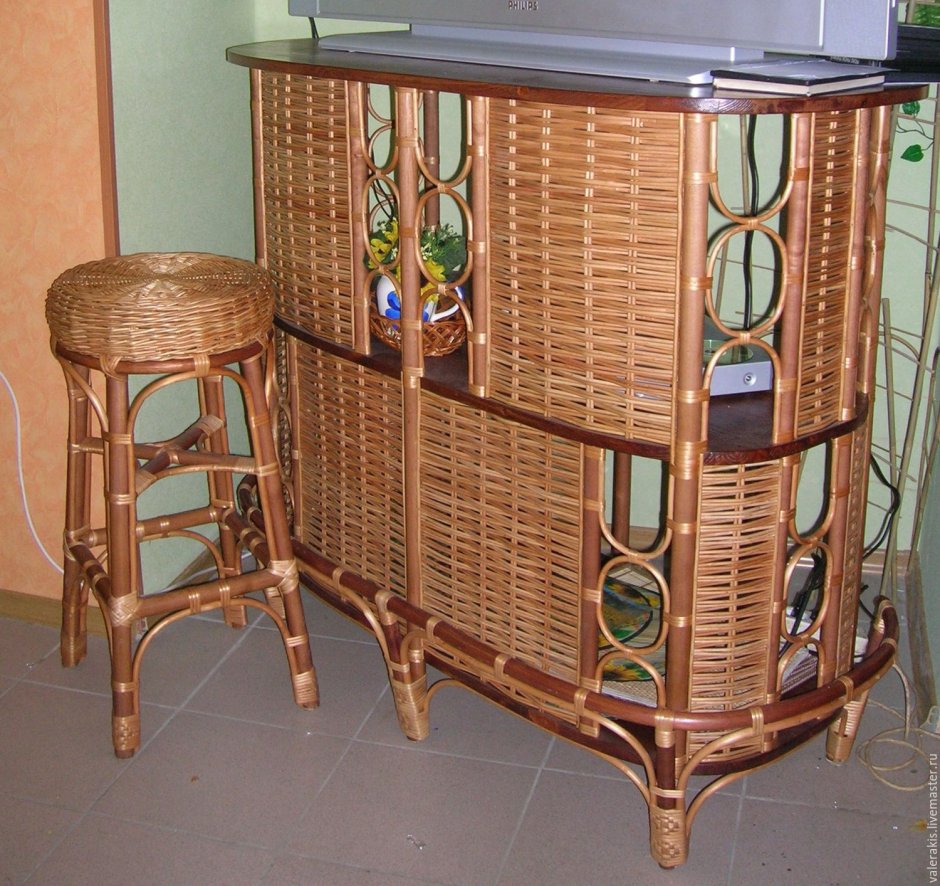 Плетеная мебель из бумажной лозы