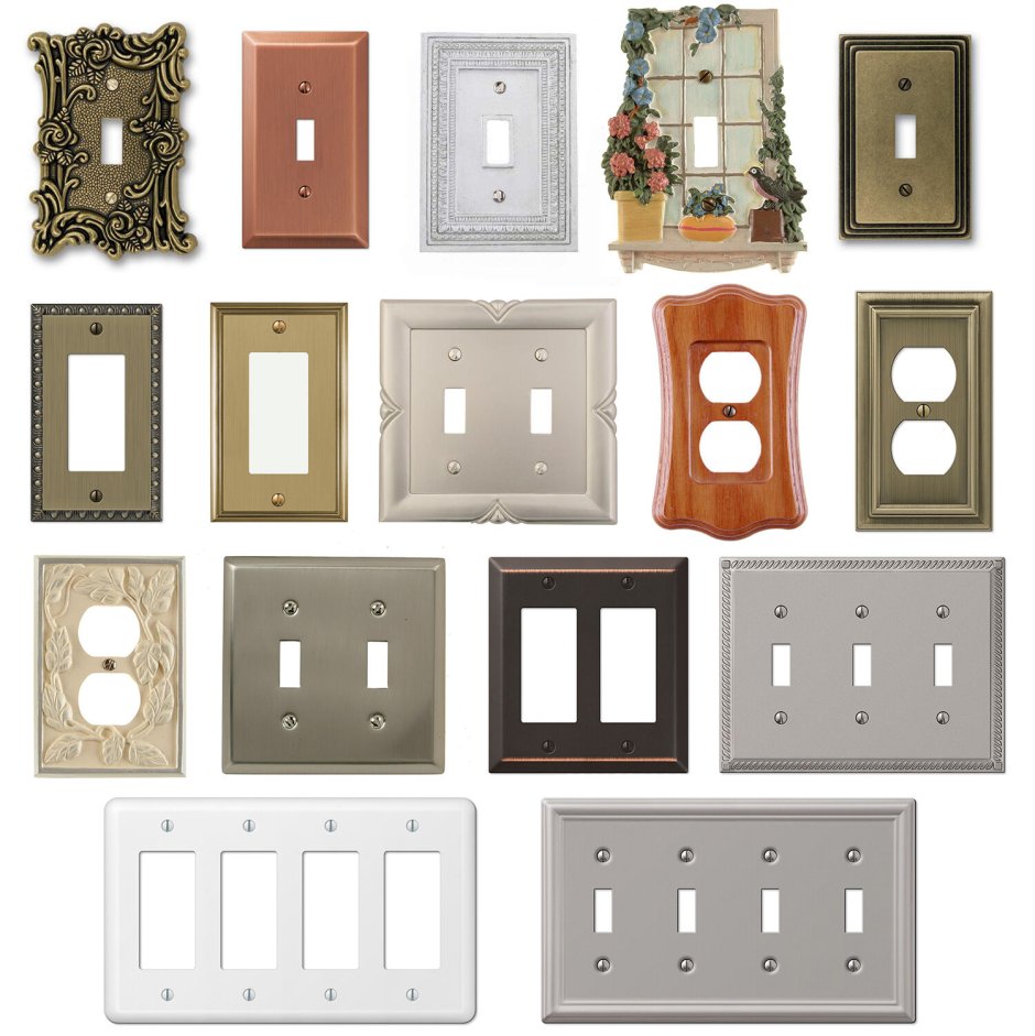 Декоративные розетки и выключатели