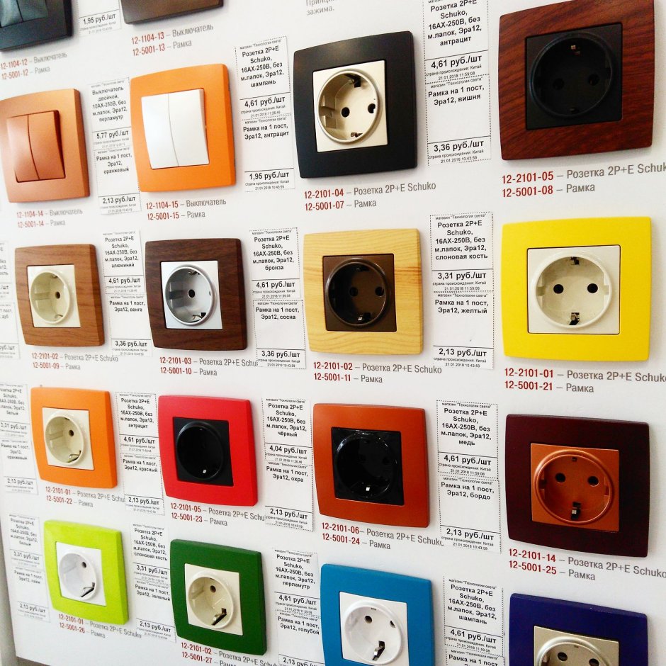 Розетки и выключатели Эра 12